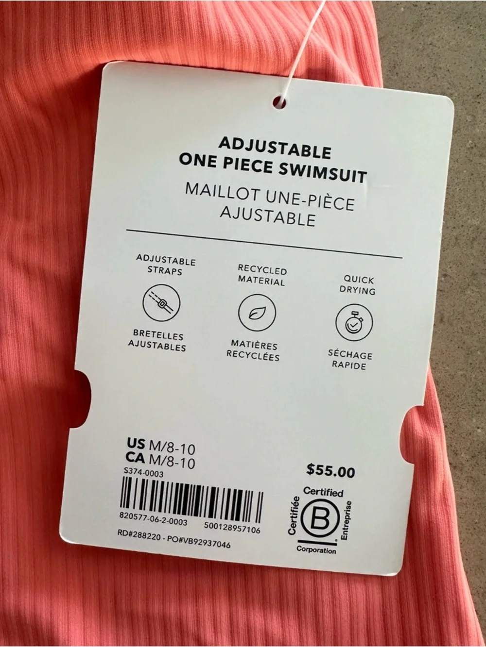 Athleta Girls' One-Piece Swimsuit